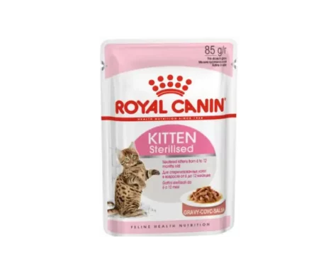 Royal Canin Kitten Sterilised Wet Food, 12 X 85 Gms at ithinkpets.com (1)