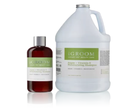 iGroom Argan + Vitamin E Pet Shampoo, 473 ML at ithinkpets.com (2)