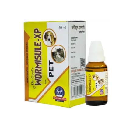 Dr Goel’s WORMISULE XP Homoeopathic Natural Deworming for Pets, 30 ML at ithinkpets.com (1) (1)