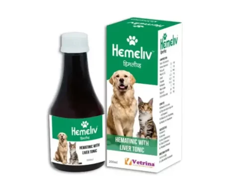 Vetrina Hemeliv Syrup for Dogs and Cats, 200ML at ithinkpets.com (1) (2)