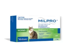 Virbac Milpro for Cats, Broad Spectrum Dewormer For Cats at ithinkpets.com (1)