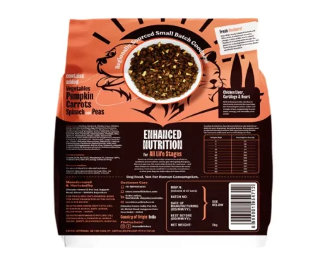 Kennel Kitchen Air Dried Chicken & Mackerel Recipe Dog Dry Food at ithinkpets.com (2)