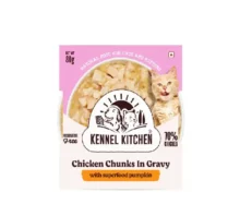 Kennel Kitchen Chicken Chunks in gravy with Superfood Pumpkin, For Cats at ithinkpets.com (1) (1)