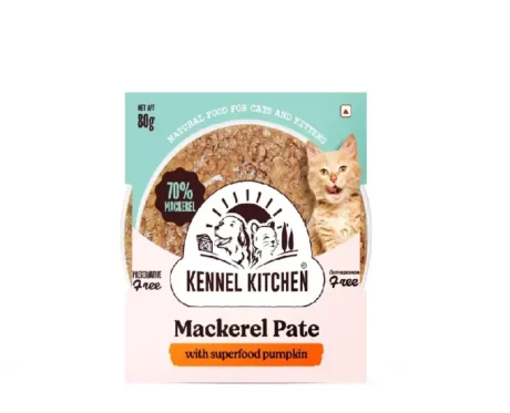 Kennel Kitchen Mackerel Pate with superfood pumpkin For, Cats at ithinkpets.com (1) (1)