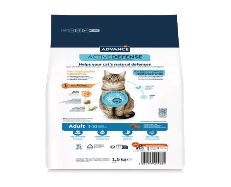 Affinity Active Defense Adult Cat Food, Chicken and Rice, 1.5 KG at ithinkpets.com (2)