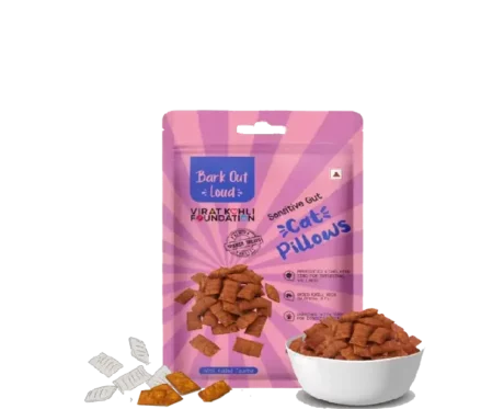 Vivaldis Bark Out Loud Cat Pillows Sensitive Gut Treats, 100g at ithinkpets.com (1) (1)