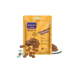 Vivaldis Bark Out Loud Chicken Swirls Limited Ingredient Dog Treats, 100g at ithinkpets.com (1) (1)