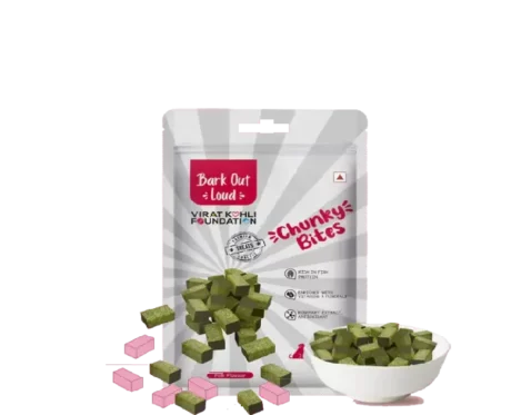 Vivaldis Bark Out Loud Chunky Bites Fish Dog Treats, 100g at ithinkpets.com (1) (1)