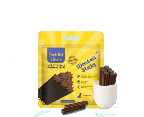 Vivaldis Bark Out Loud Dental Sticks Oral Hygiene Dog Treat, 100g at ithinkpets.com (1) (1)