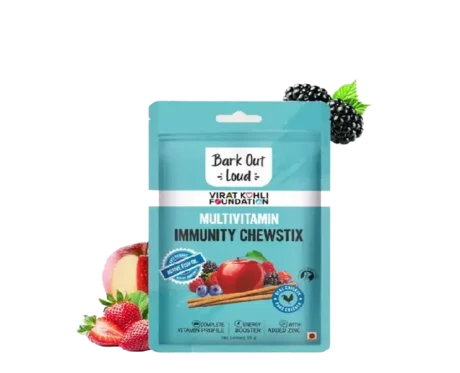 Vivaldis Bark Out Loud Multivitamin Immunity Chewstix Dog Treats, 100g at ithinkpets.com (1) (1)