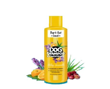 Vivaldis Bark Out Loud Silky Smooth Dog Shampoo & conditioner, 200 ML at ithinkpets.com (1) (1)