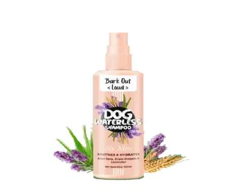 Vivaldis Bark Out Loud Waterless Dog Shampoo, 100 ML at ithinkpets.com (1) (1)