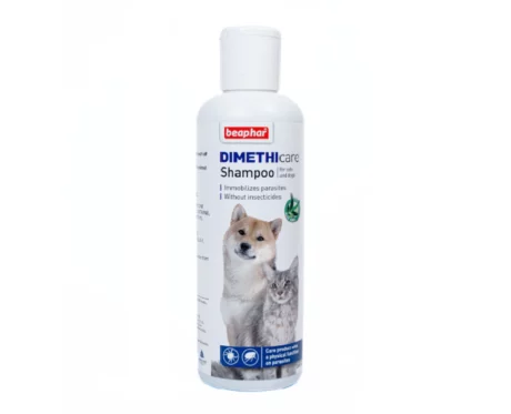 Beaphar Dimethi Care Shampoo for Dogs and Cats, 200 ML at ithinkpets.com (1)