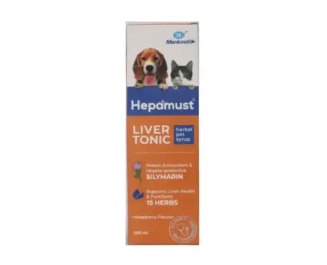 Mankind Hepamust Liver Tonic Appetite Booster for Dogs and Cats, 200ml Ithinkpets (1)