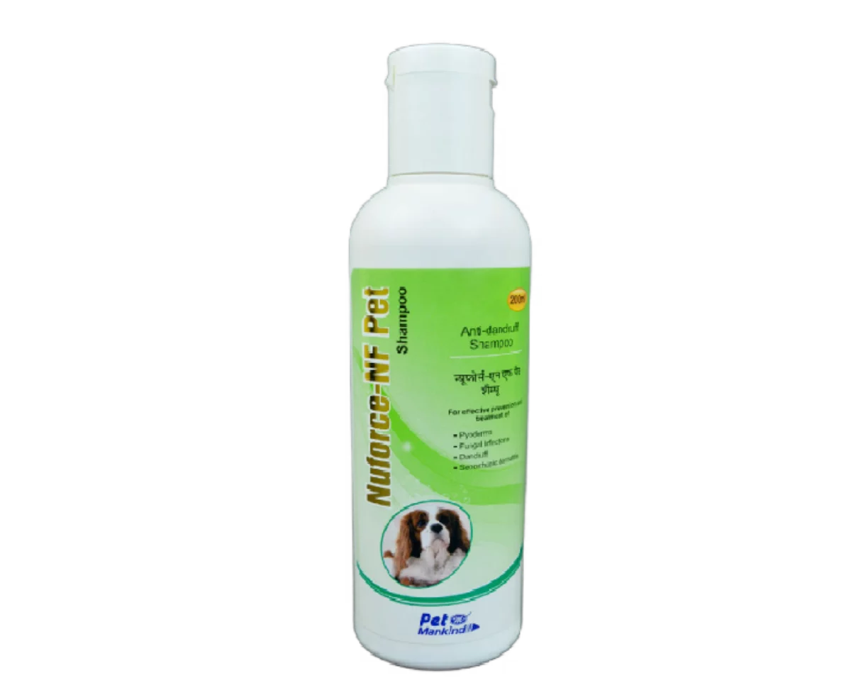Mankind Nuforce NF Pet Shampoo for Dogs and Cats, 200ml