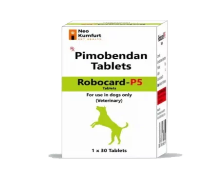 Neo Kumfort Robocard P5 Pimobendan 5mg tablets for Dogs, 30tabs at ithinkpets.com (1) (1)