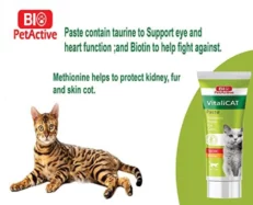 Bio PetActive Vitalicat Vitamin Paste for Cats, Maintain Mood, Memory & Metabolism, 100 ML at ithinkpets.com (2)