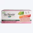 Schesir 50% Chicken Fillets with Lamb Canned Wet Dog Food, (Pack Of 4 of 85 Gms)