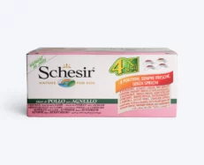 Schesir 50% Chicken Fillets with Lamb Canned Wet Dog Food, (Pack Of 4 of 85 Gms) at ithinkpets.com (2)