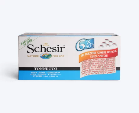 Schesir 52% Tuna in Jelly Wet Cat Food, 50 Gms at ithinkpets.com (2)