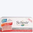 Schesir 71% Chicken Fillets With Duck Wet Cat Food, 50 Gms