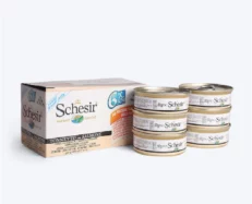 Schesir Tuna With Salmon and Rice Whole Meat Wet Cat Food, 50 Gms at ithinkpets.com (1) (2)