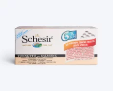 Schesir Tuna With Salmon and Rice Whole Meat Wet Cat Food, 50 Gms at ithinkpets.com (2)