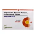 Vetoquinol Prazisam Plus Dewormer for Dogs, 2 Tablets