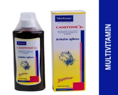 Virbac Canitone Junior Multivitamin Syrup for Dogs and Cats, 250 ML at ithinkpets.com (1) (1)