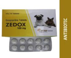 Corise Zedox Tablets (Doxycycline) for Dogs and Cats, 10 Tablets at ithinkpets.com (2)