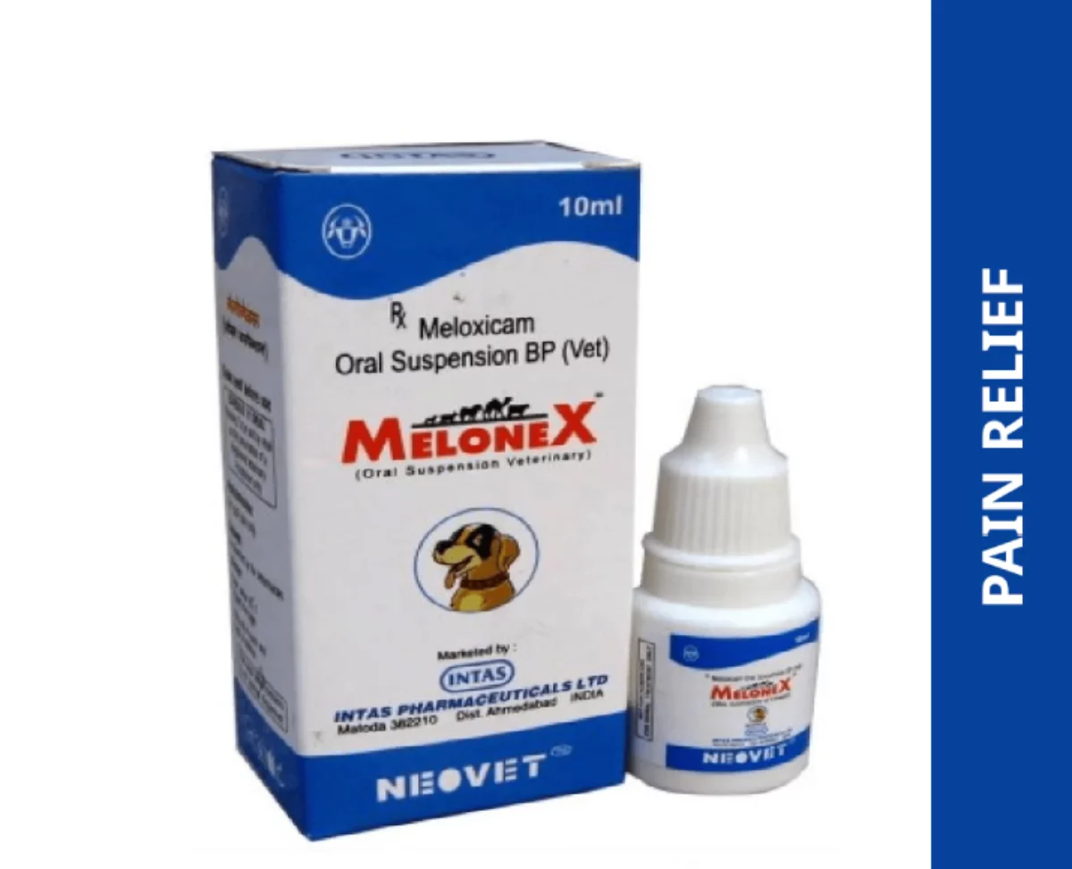 Intas Melonex Meloxicam Oral Suspension For Dogs Cats