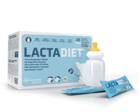 Pharmadiet Lactadiet Birth and Weaning, Milk Replacer, 40 Sachets at ithinkpets.com (1) (1)