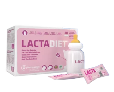 Pharmadiet Lactadiet Cats with Colostrum, Milk Replacer, 40 Sachets at ithinkpets.com (1) (1)