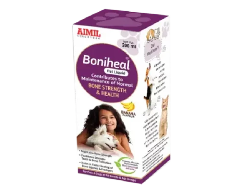 Aimil Boniheal Pet Liquid for Dogs & Cats, 200 ML at ithinkpets.com (1) (1)