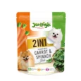 Jerhigh 2in1 Carrot & Spinach Bite Dog Treats, 380 Gms