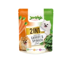 Jerhigh 2in1 Carrot & Spinach Bite Dog Treats, 380 Gms at ithinkpets.com (1) (1)