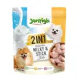 Jerhigh 2in1 Milky & Stick Bite Dog Treats, 380 Gms Ithinkpets (1)