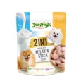 Jerhigh 2in1 Milky & Stick Bite Dog Treats, 380 Gms