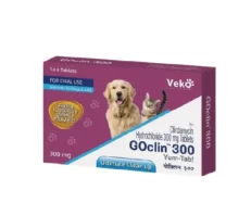 Veko Goclin Tablet (Clindamycin) for Dogs and Cats, 300mg, 6 Tablets at ithinkpets.com (1) (1)