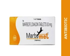 Intas Marbomet 50mg (Marbofloxacin) Tablets for Dogs & Cats at ithinkpets.com (1) (1)