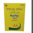 Intas Nayflee Fipronil Spray for Dogs and Cats, 100 ML