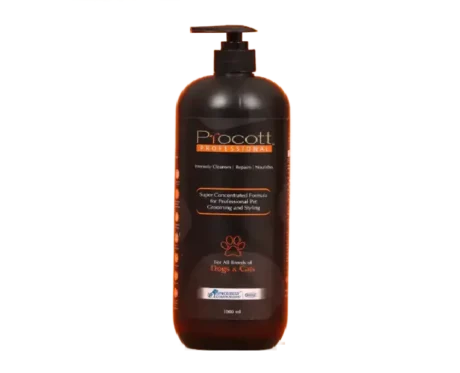 Intas Procott Professional Shampoo for Dogs and Cats, 1 Litre at ithinkpets.com (1) (1)