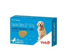 Veko Jump Buddy 100mg Tablet (Carprofen) for Dogs, 6 Tablets at ithinkpets.com (1) (1)