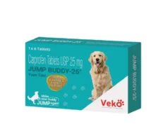 Veko Jump Buddy 25mg Tablet (Carprofen) for Dogs, 6 Tablets at ithinkpets.com (1) (1)