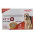 Veko KTD XL Yum Tablet Dewormer for Dogs, 4 Tablets