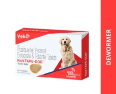 Veko Kicktape Dog Deworming Tablet, 10 Tablets at ithinkpets.cm (1) (2)