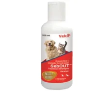 Veko Sebout Treatment Shampoo for Dogs and Cats, 200 ML at ithinkpets.com (1)