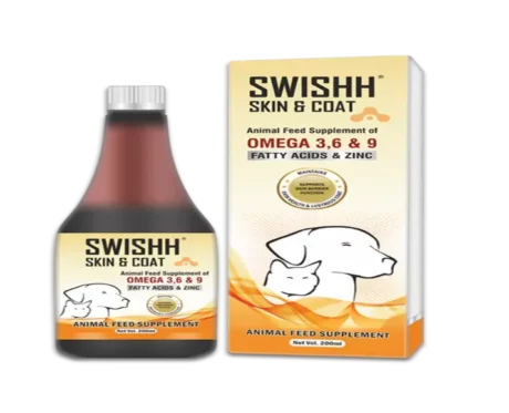 Aranex Swishh Skin & Coat Syrup, 200 ML at ithinkpets.com (1)