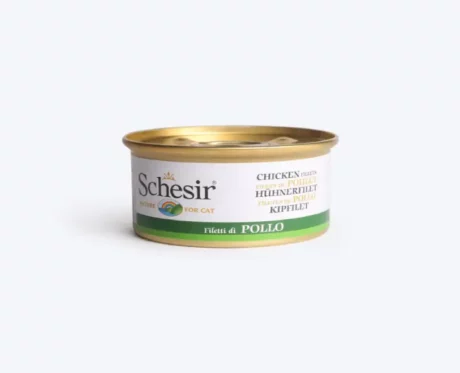Schesir Chicken Fillets 51% Wet Cat Food, 85 Gms at ithinkpets.com (2)