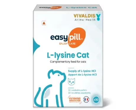 Vivaldis Easy Pill L-lysine for Cats, 30 soft chews at ithinkpets.com (1) (1)
